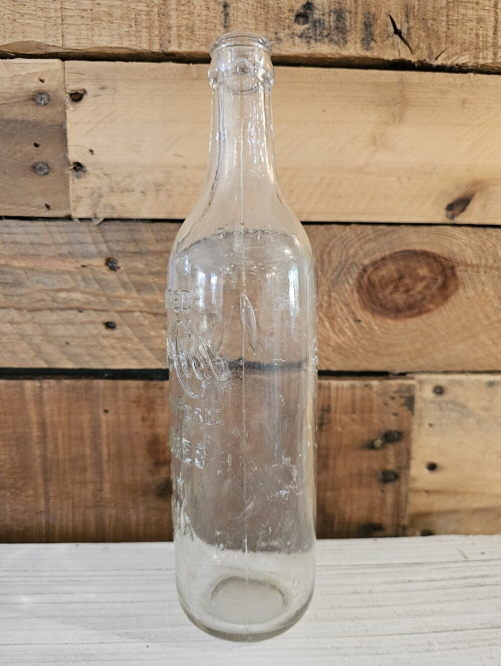 Antique 1900-1915 Clicquot-Club Clear Glass Beverage Bottle - Picture 3 of 9